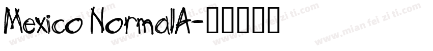 Mexico NormalA字体转换
